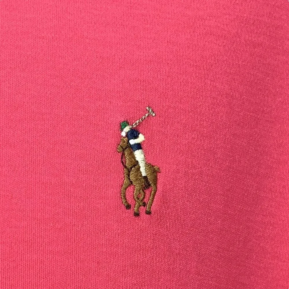 Polo Ralph Lauren Men’s XXL Classic Fit Polo Shirt Pink Cotton Short Sleeve Logo